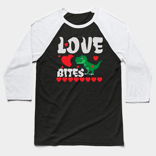 Love Bites Baseball T-Shirt by Marks Marketplace